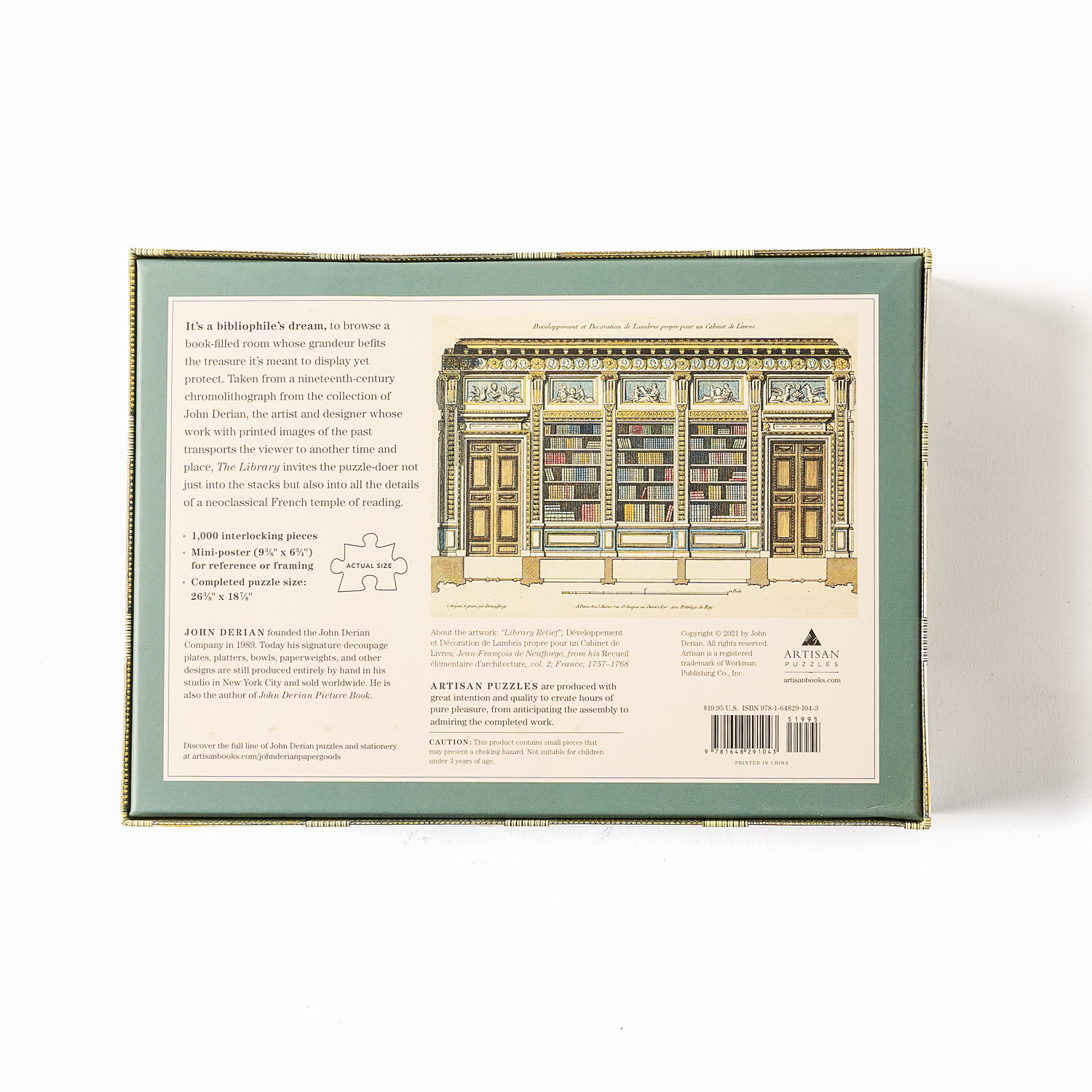 In the Library - John Derian Puzzle | Shop Babylonstoren
