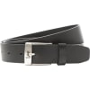 Kožený opasek Lee Logo Buckle černý