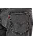 Levi´s® jeans 511 Slim Dark Black Worn In pánské tmavě šedé