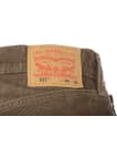 Manšestrové kalhoty Levi´s® 511 Slim Rain Drum pánské hnědé