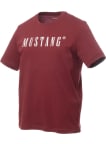 Triko Mustang Style Austin pánské vínové