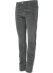 Manšestrové kalhoty Lee Rider Dark Muted Gray pánské tmavě šedé