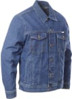 Džínová bunda Wrangler Classic Mid Stone pánská modrá