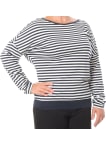 Halenka Timezone Striped Rib dámské modro-bílá