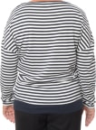 Halenka Timezone Striped Rib dámské modro-bílá