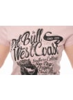 Triko PitBull West Coast Doggy dámské růžové