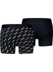 Boxerky Levi´s® Logo AOP 2pack pánské černé