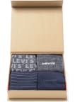 Ponožky Levi´s® Reg Cut Denim 4pack pánské modré