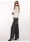 Geisha jeans dámské tmavě šedé
