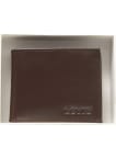 Kožená peněženka Levi´s® Wordmark Bifold hnědá