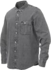Košile Lee Leesure Shirt New Gray pánská tmavě šedá