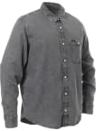 Košile Lee Leesure Shirt New Gray pánská tmavě šedá