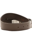 Kožený opasek Lee Small Logo Dark Brown hnědý