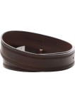 Kožený opasek Wrangler Double Embossed hnědý