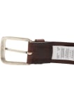 Kožený opasek Wrangler Double Embossed hnědý