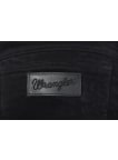 Manšestrové kalhoty Wrangler Texas Slim Black pánské černé