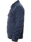 Džínová bunda Wrangler Authentic CoalBlue Stone pánská tmavě modrá