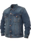 Džínová bunda Wrangler pánská modrá