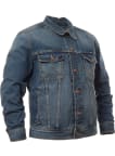 Džínová bunda Wrangler pánská modrá