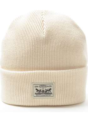 Čepice Levi´s® Backpatch Beanie béžová