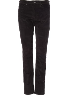 Manšestrové kalhoty Levi´s® 511 Slim Black Agate pánské černé