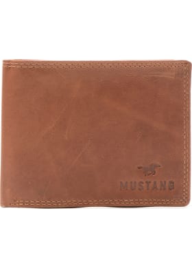 Kožená peněženka Mustang Udine pánská hnědá