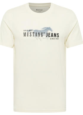 Triko Mustang Style Austin pánské béžové