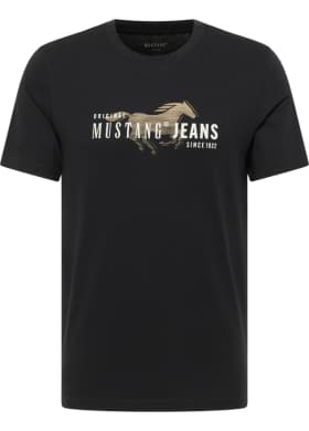Triko Mustang Style Austin pánské černé
