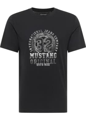 Triko Mustang Style Austin pánské černé