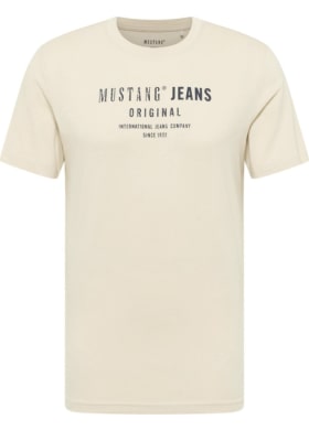 Triko Mustang Style Austin pánské béžové