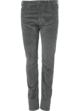 Manšestrové kalhoty Lee Rider Dark Muted Gray pánské tmavě šedé