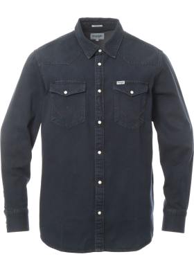 Košile Wrangler Western Midnight Rodeo pánská tmavě modrá