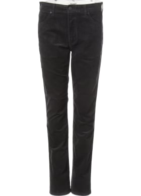 Manšestrové kalhoty Wrangler Greensboro Black pánské černé
