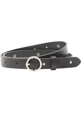 Kožený opasek Lee Studded dámský černý