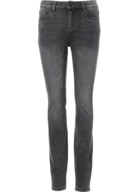 Timezone jeans Tight AleenaTZ Womenshape dámské tmavě šedé