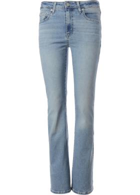 Levi´s® jeans 725 High Rise Bootcut Blue Wave dámské světle modré