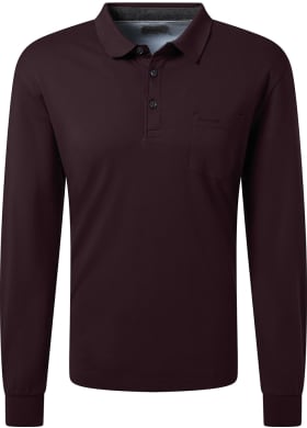 Polo triko Pierre Cardin pánské tmavě vínové