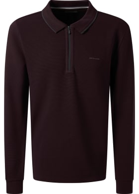 Polo triko Pierre Cardin pánské tmavě vínové