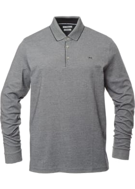 Polo triko Brax Style Pharell pánské šedo-černé
