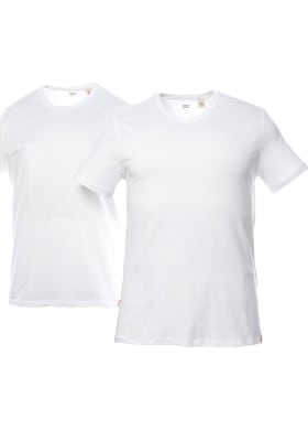 Triko Levi´s® 2Pack CrewNeck pánské bílé