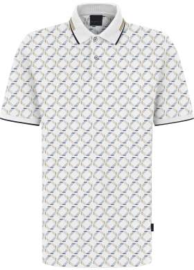 Polo triko Bugatti pánské bílé