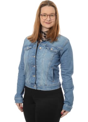 Džínová bunda Pioneer dámská modrá