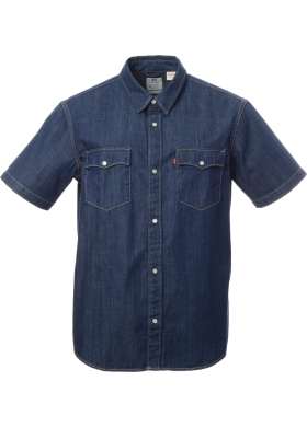 Košile Levi´s® Relaxed Fit Western pánská tmavě modrá