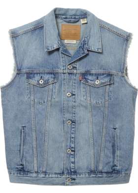 Džínová vesta Levi´s® Relaxed Trucker Kentucky pánská světle modrá