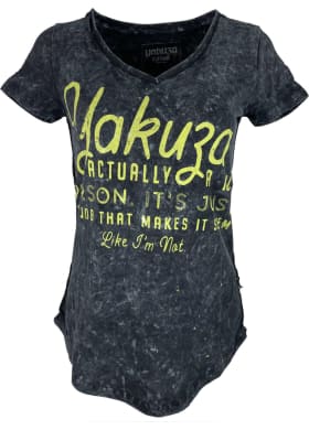 Tričko Yakuza Nice Person Dye V Neck