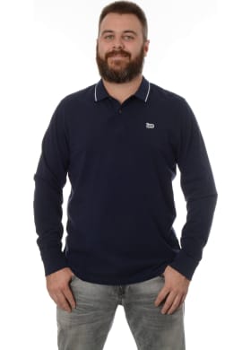 Polo triko Lee Pique Polo pánské tmavě modré