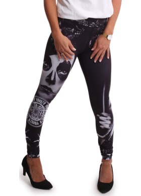 Legíny Yakuza Mexican High Waist