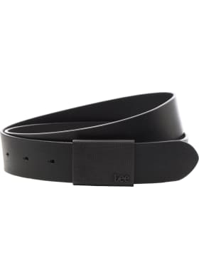 Kožený opasek Lee Buckle Belt Black černý