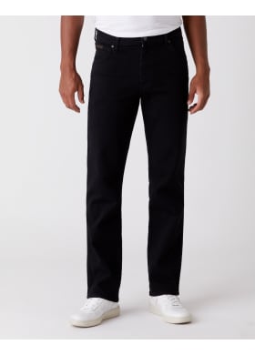 Wrangler jeans Texas Stretch Black Overdye pánské černé