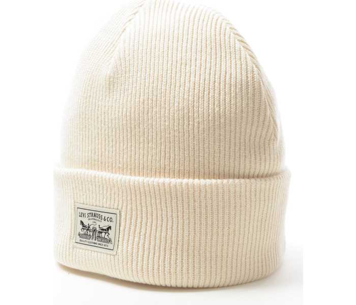 Čepice Levi´s® Backpatch Beanie béžová